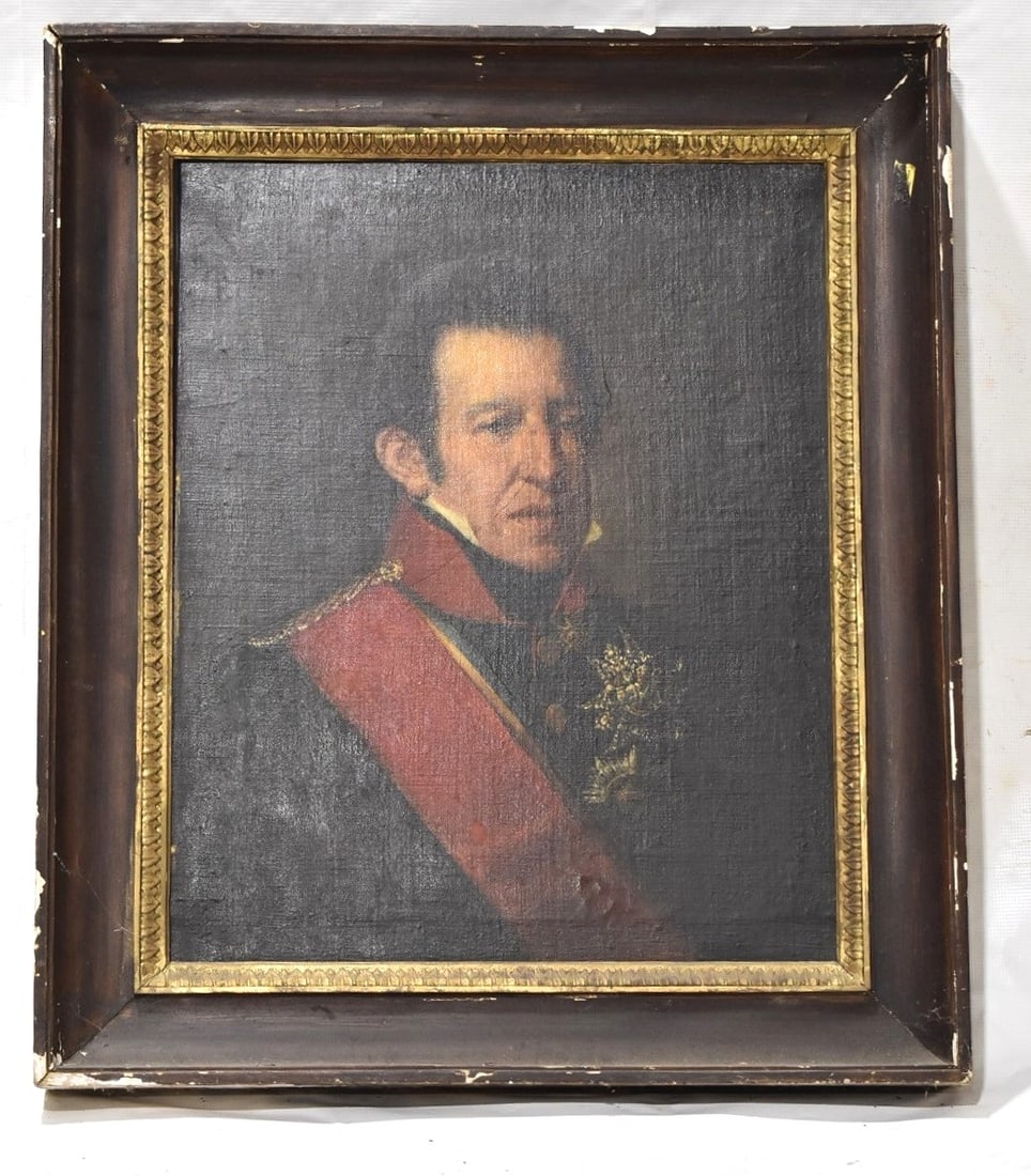 O/C RUSSIAN NOBLEMAN, C. 1790, SIGHT 28" X 22" (1 of 8)