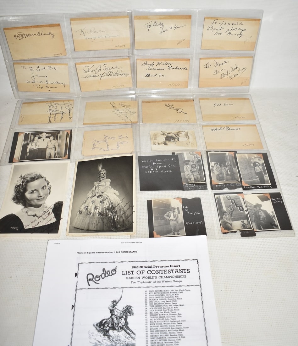 11 SONS OF THE PIONEERS AUTOGRAPHS/PHOTOS, ROY ROGERS++ (1 of 10)