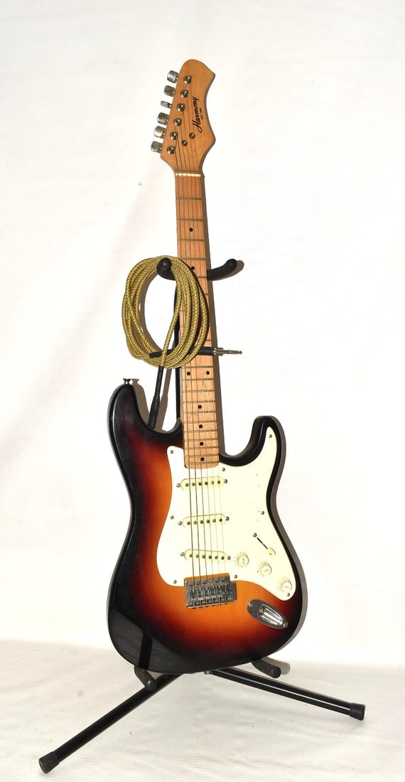 HARMONY MODEL H80T-YS TOBACCO SUNBURST ELECTRIC GUITAR (1 of 9)