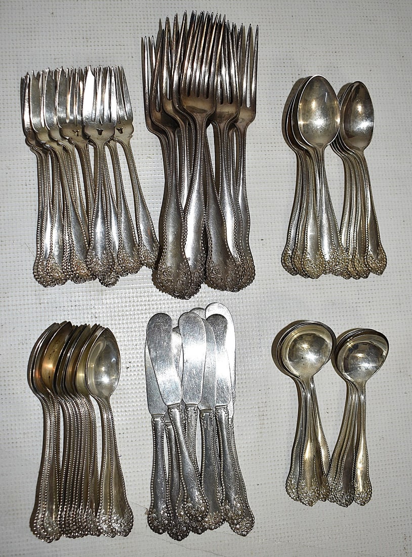 GORHAM STERLING FLATWARE LANCASTER PATTERN SERVICE (1 of 5)