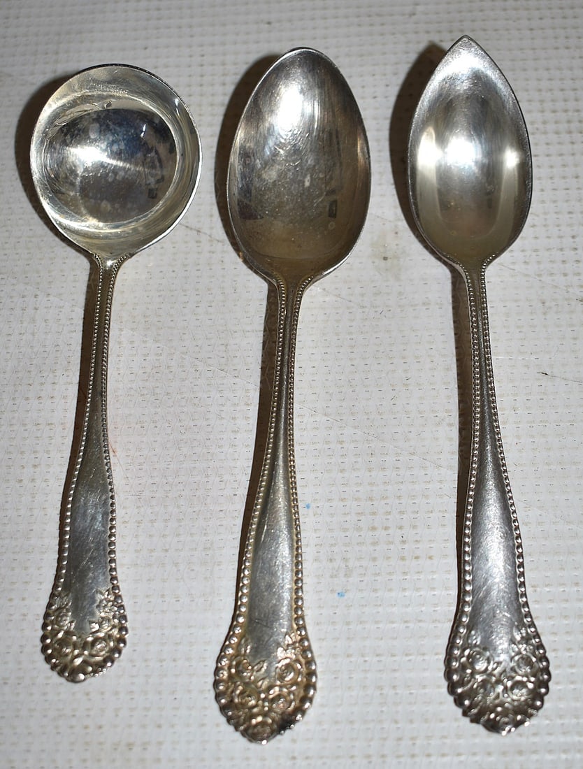 GORHAM STERLING FLATWARE LANCASTER PATTERN SERVICE - 2