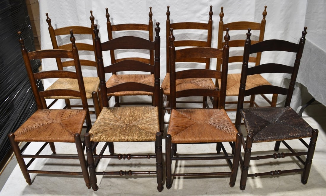 ASSEMBLED SET BERGEN C0 MAPLE/HICKORY DINING CHAIRS (1 of 5)