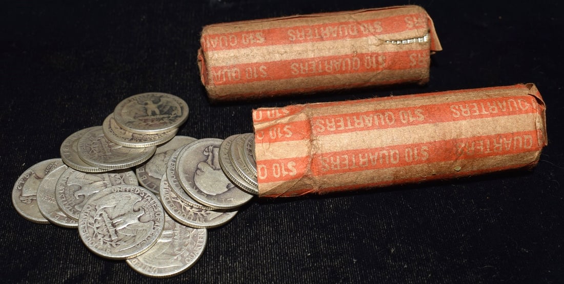 LOT (80) U.S. SILVER WASHINGTON QUARTERS MIXED DATES (1 of 2)