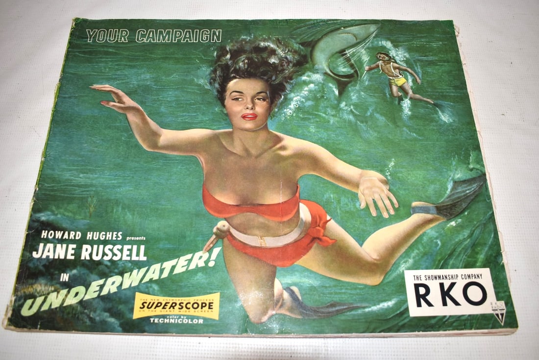LOT (8) CAMPAIGN MOVIE POSTER BOOKS, C. 1950/60 (1 of 4)