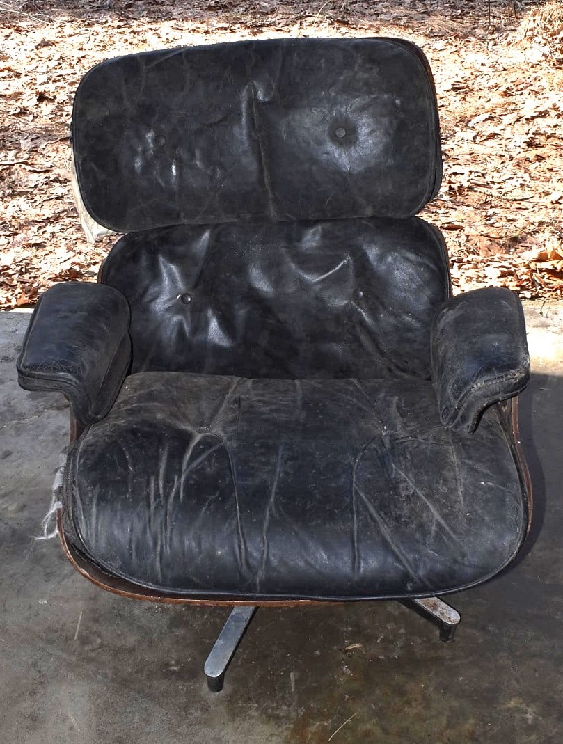 HERMAN MILLER ROSEWOOD LOUNGE CHAIR, C. 1950'S (1 of 8)