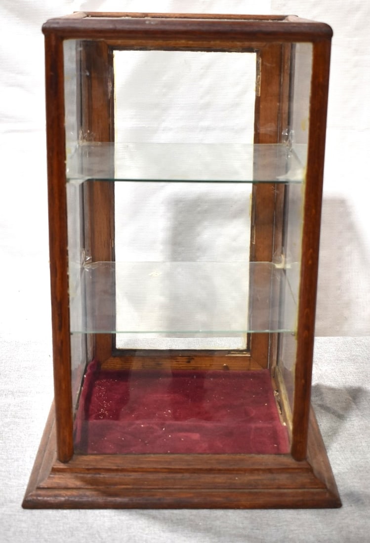 COUNTRY STORE OAK COUNTERTOP PIE SAFE, 20TH C. (1 of 6)