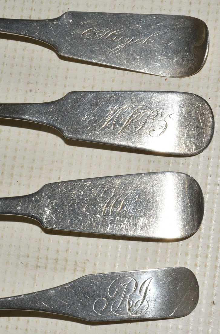 VICTORIAN SILVERPLATE SPOONER C. 1880 H 14" - 4
