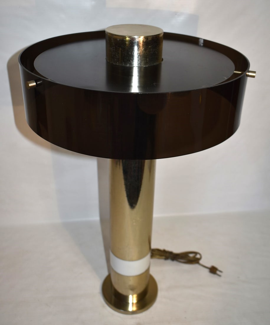MCM LUCITE TABLE LAMP, C. 1960/70'S, H. 27" (1 of 13)