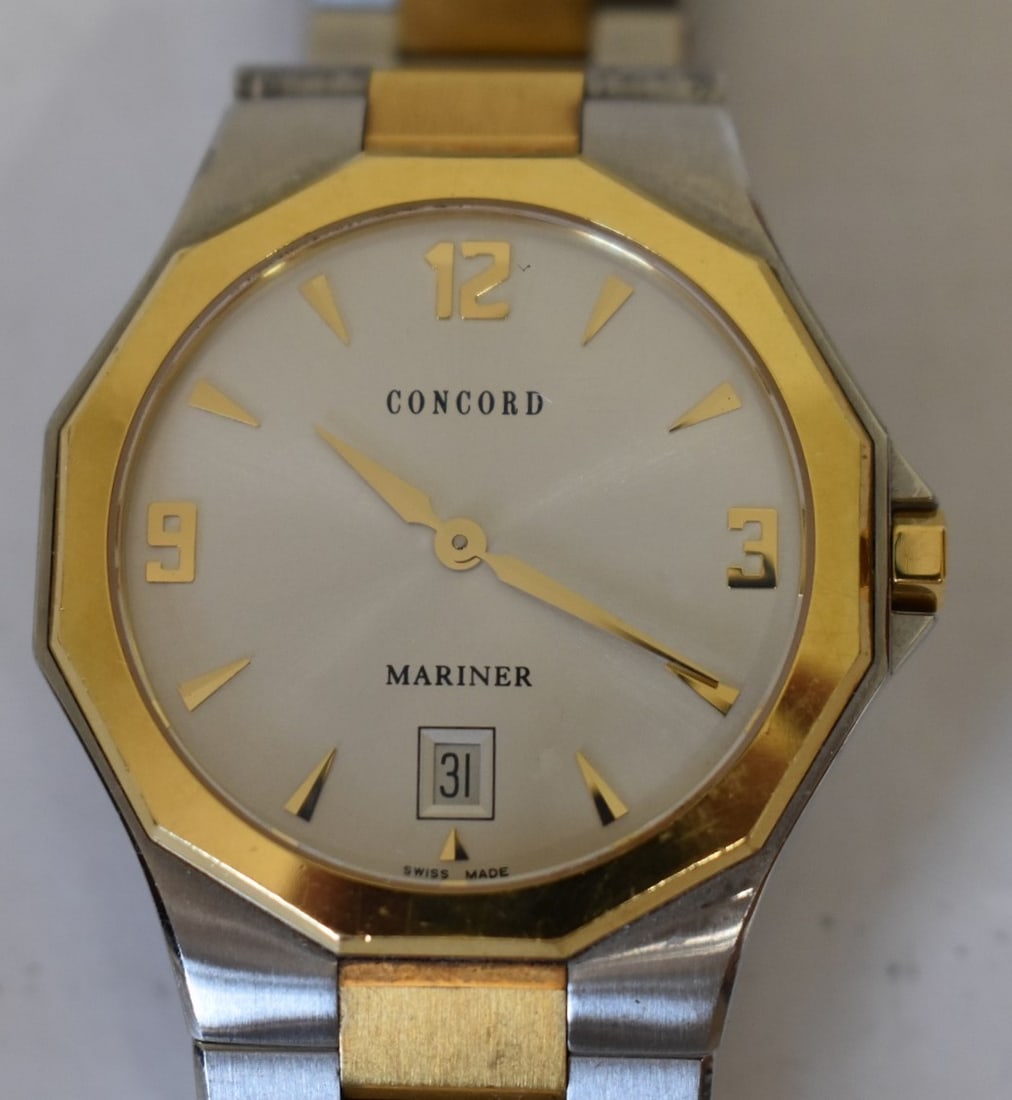CONCORD MARINER 18KT GOLD/STAINLESS STEEL WRISTWATCH (1 of 12)