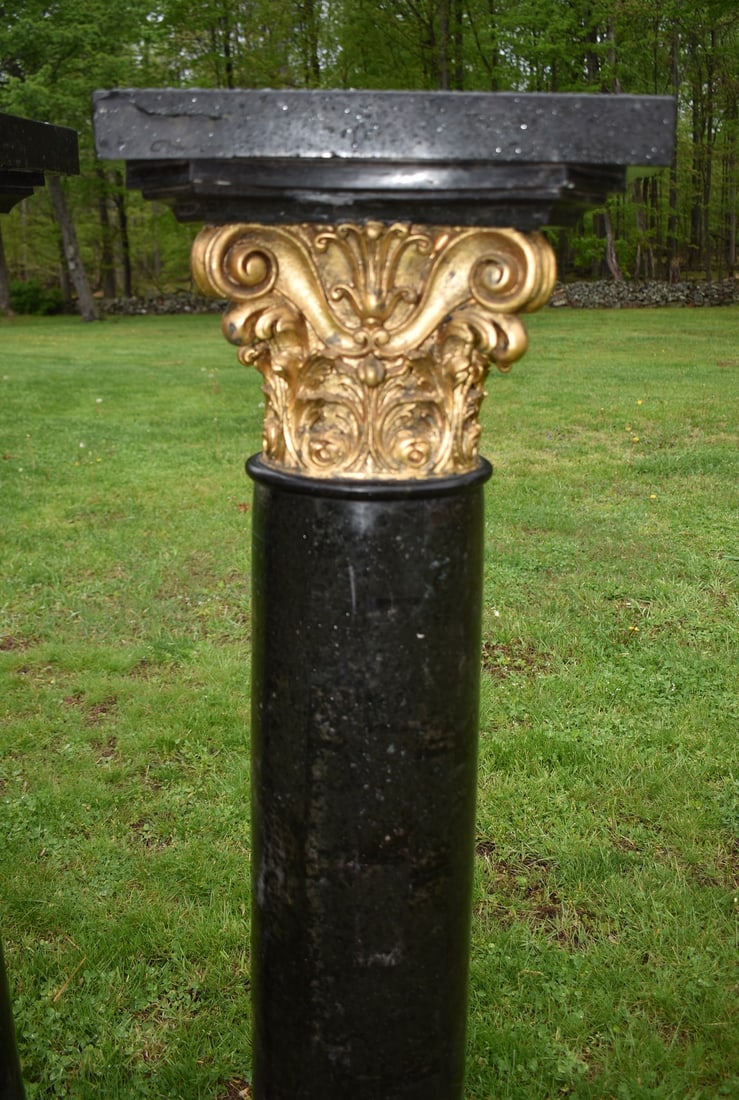 PR CLASSICAL POLYMER CORINTHIAN COLUMNS, 20TH C. - 2