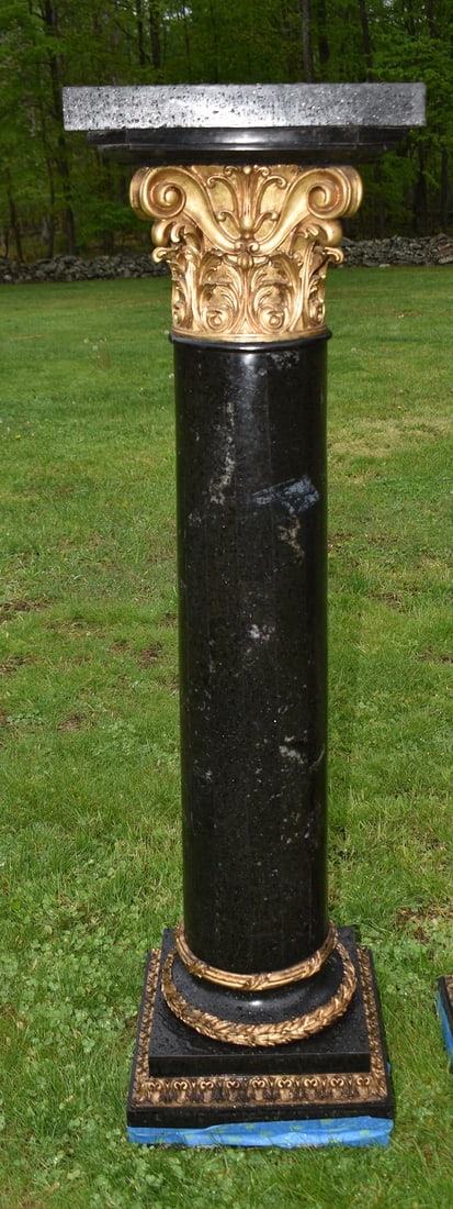 PR CLASSICAL POLYMER CORINTHIAN COLUMNS, 20TH C. - 3