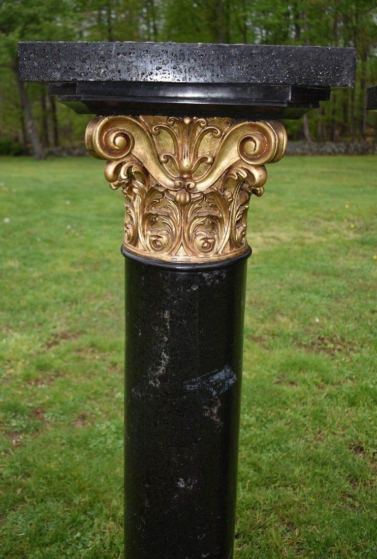 PR CLASSICAL POLYMER CORINTHIAN COLUMNS, 20TH C. - 4