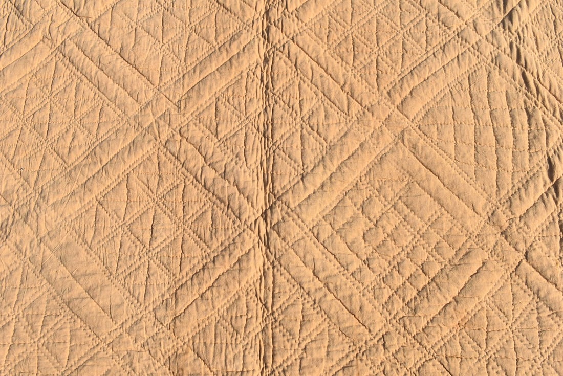 COUNTRY PATCHWORK QUILT, 19/20TH C. - 4