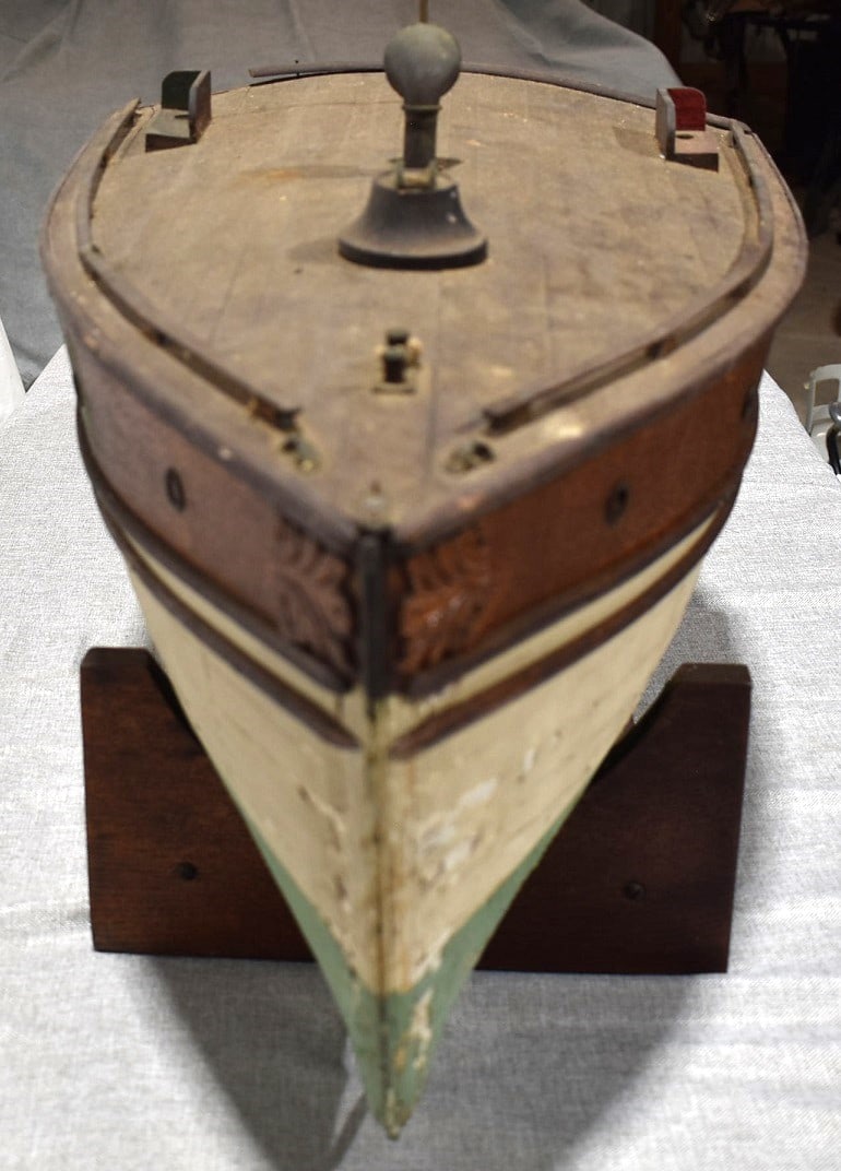 REMOTE CONTROL SHIP MODEL, C. 1910/20, L. 48" - 3