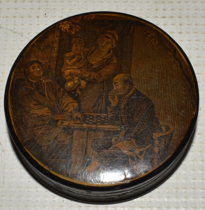 LOT (5) EARLY SNUFF BOXES, 19TH C. - 8