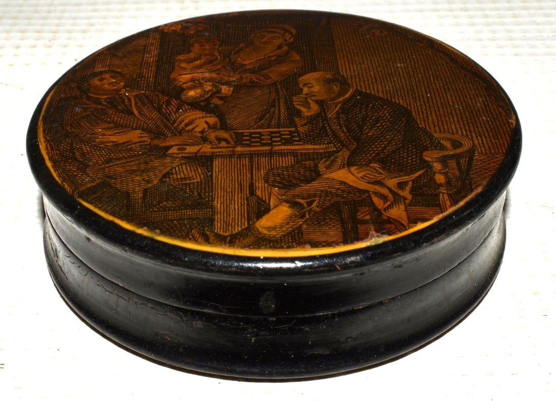 LOT (5) EARLY SNUFF BOXES, 19TH C. - 9