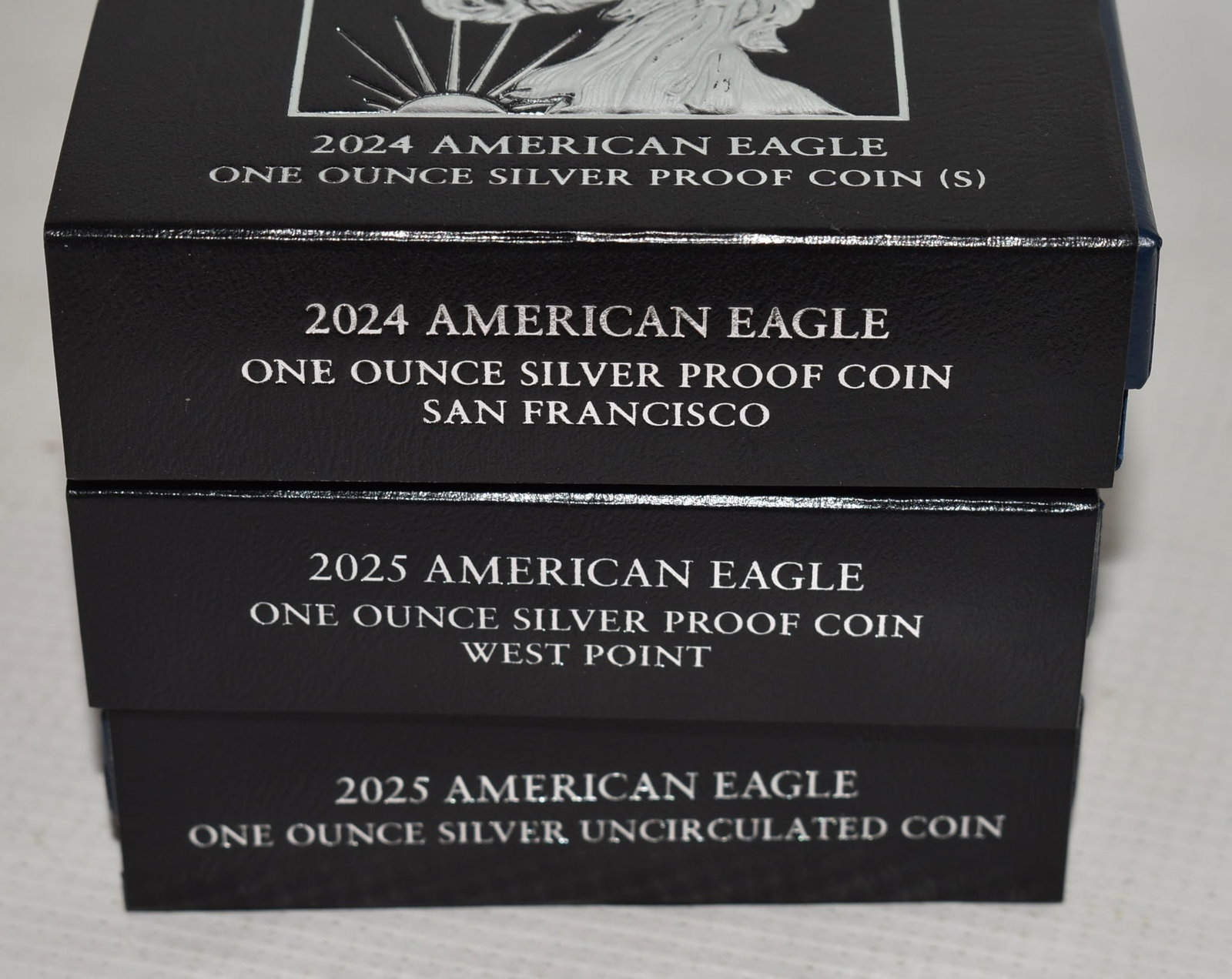 BOX LOT ASSORTED COIN BOXES/HOLDERS - 7