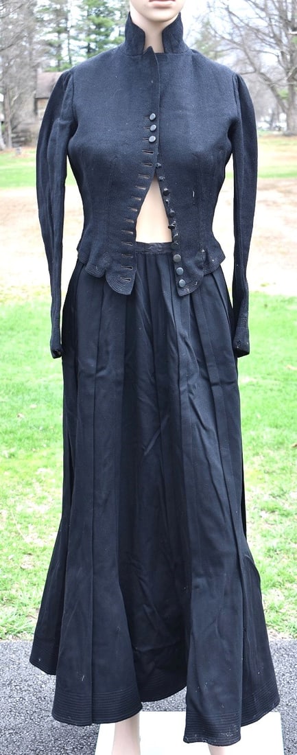 VICTORIAN WAISTCOAT SKIRT, C. 1850/60 (1 of 10)