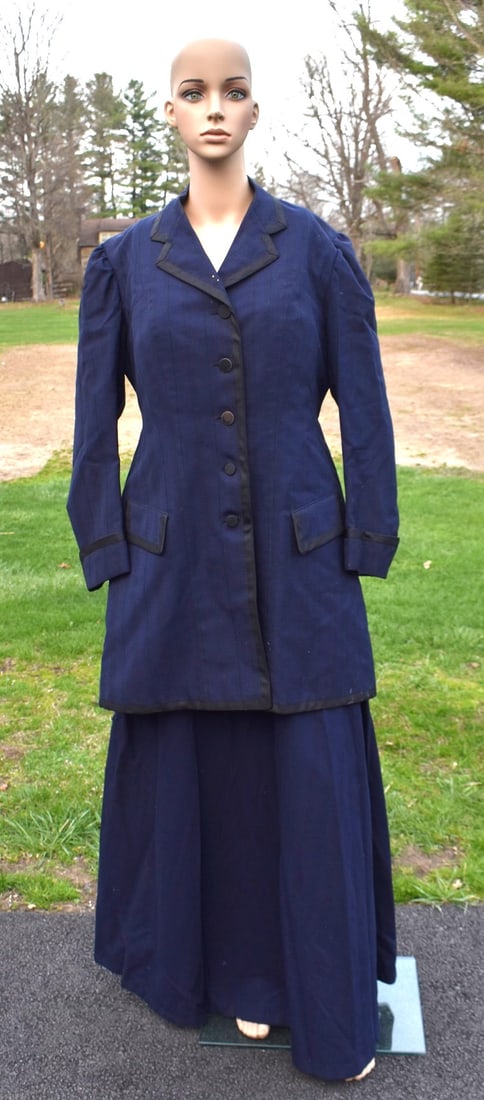 VICTORIAN JACKET/ COAT SKIRT, C. 1850/60 (1 of 10)
