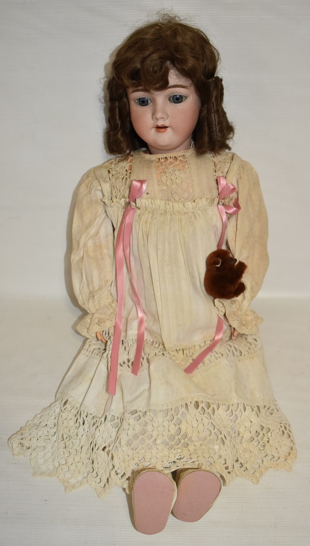 LOT (3) ASSORTED BISQUE DOLLS, 19/20TH C. - 3