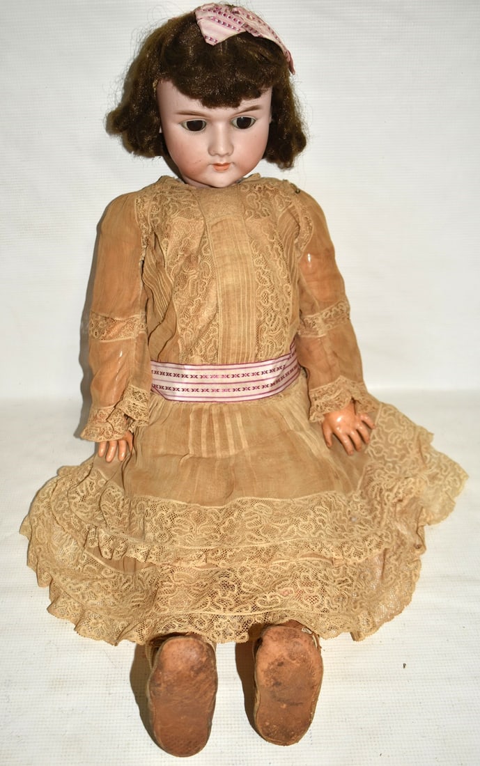 LOT (3) ASSORTED BISQUE DOLLS, 19/20TH C. - 6