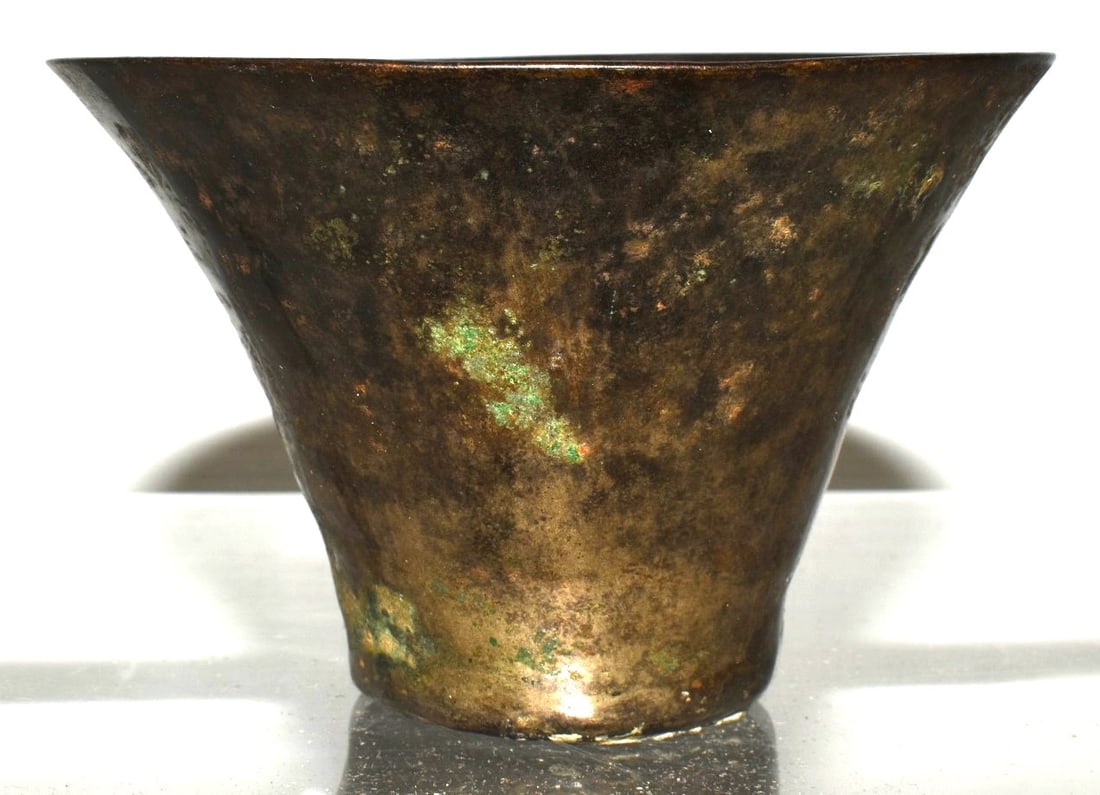 EGYPT/SYRIA FATIMID/AYYUBID WHITE BRASS MAJIE BOWL (1 of 4)
