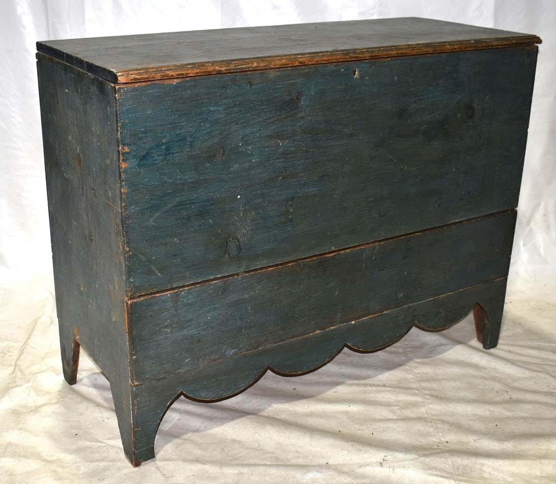 HUDSON VALLEY PAINTED SINGLE DRAWER LIFTTOP BLANKET BOX (1 of 9)
