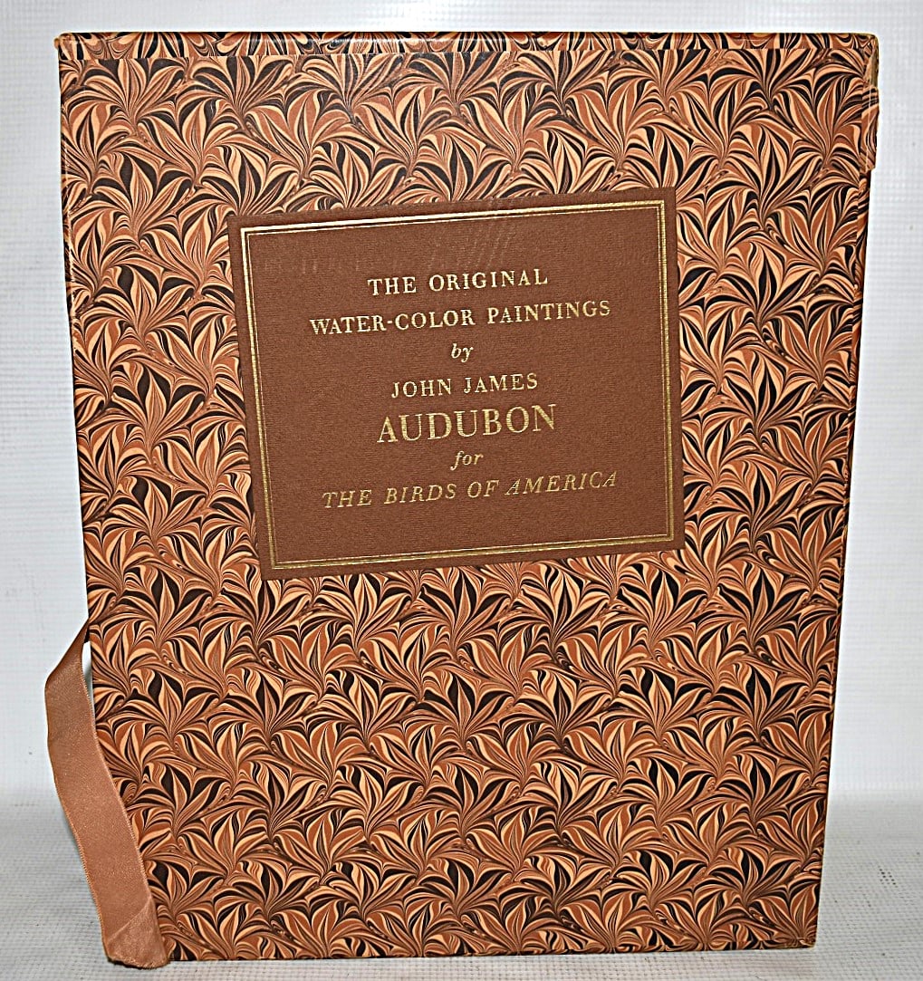 JOHN JAMES AUDUBON ORIG. W/C PAINTINGS IN 2 VOL. SET (1 of 8)
