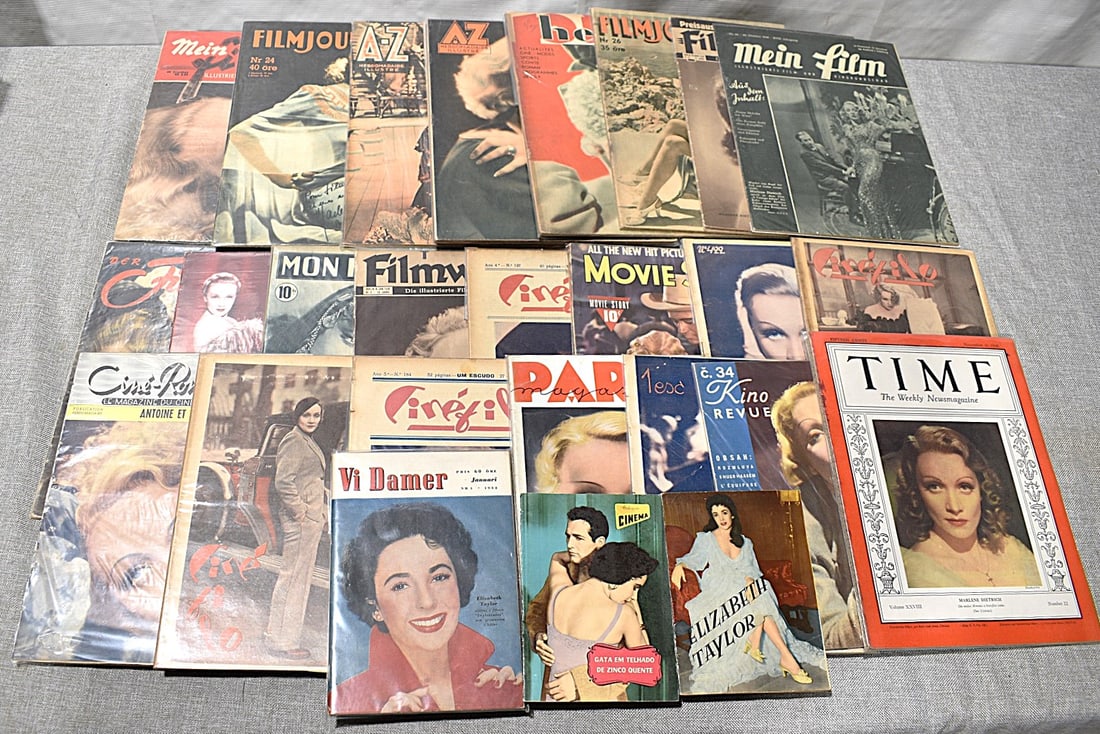 LOT ASSORT. VINTAGE MARLENE DIETRICH (1901-1992) COVERS (1 of 5)