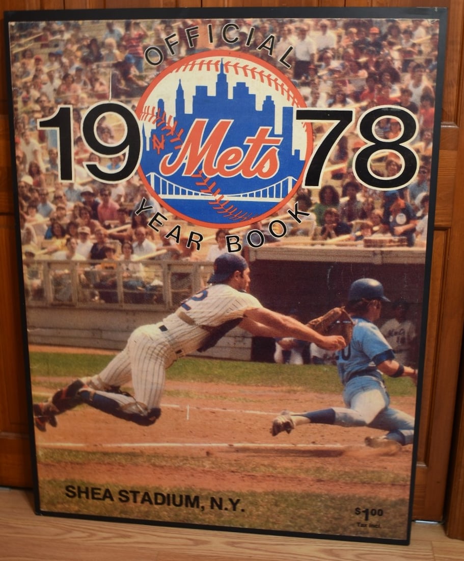 1978 METS POSTER REMOVED FROM SHEA STADIUM 2008: 1978 METS POSTER REMOVED FROM SHEA STADIUM 2008, 48" X 37"