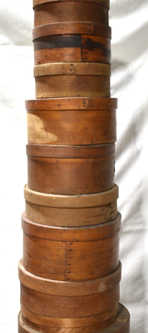 LOT ASSORTED PANTRY BOXES, 19TH C. - 3