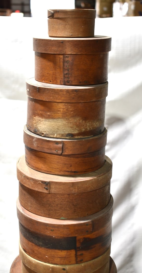 LOT ASSORTED PANTRY BOXES, 19TH C. - 4