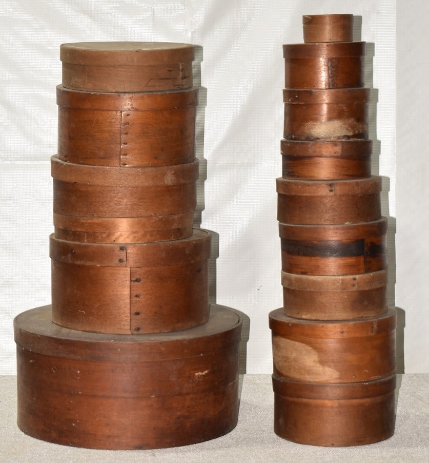 LOT ASSORTED PANTRY BOXES, 19TH C. - 5