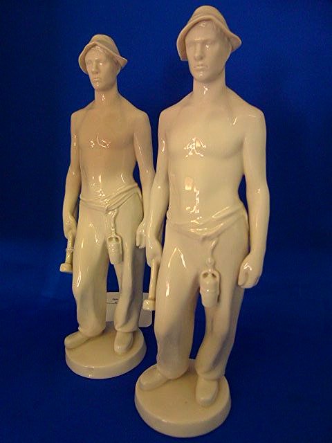 LOT (2) GERMAN NYMPHENBERG PORCELAIN FIGURES 19/20TH C. (1 of 5)