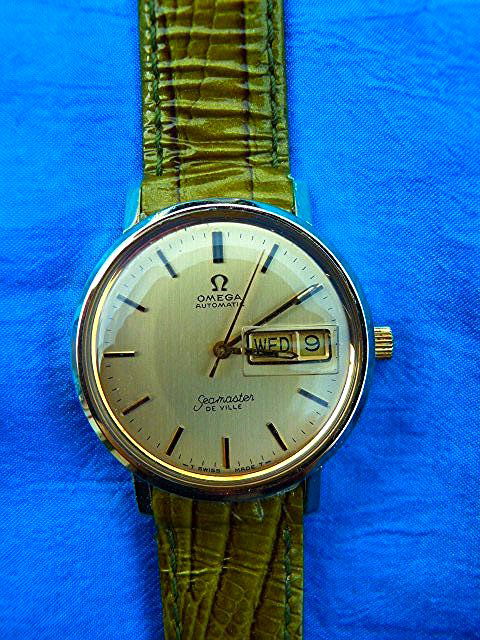 OMEGA SEA MASTER 10KT G F W/DAY & DATE AUTOMATIC C1980 (1 of 4)