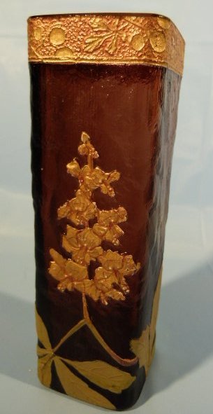 MONT-JOYE ART GLASS VASE SIGNED 19/20TH C. (1 of 7)