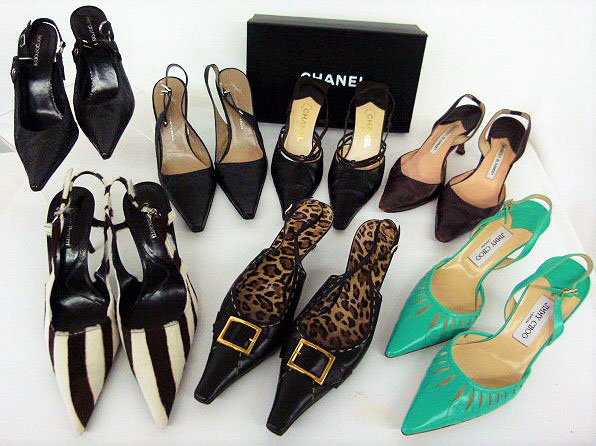7 PR VINTAGE DESIGNER SHOES INCL. CHANEL, BLAHNIK, (1 of 8)