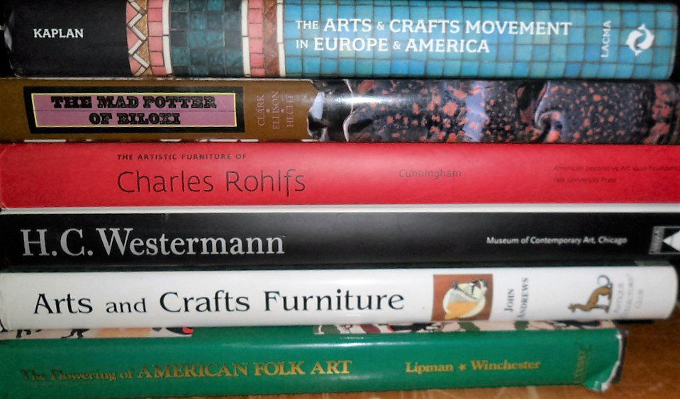 LOT (6) VOLUMES ARTS & CRAFTS INCL. A&C MOVEMENT IN (1 of 1)