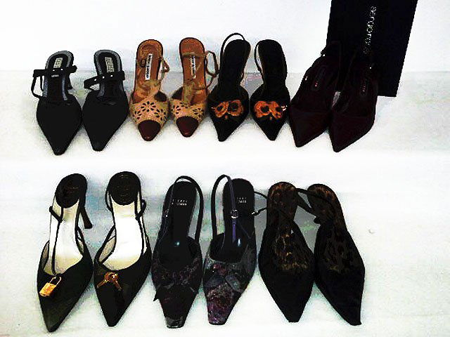 7 PR VINTAGE DESIGNER SHOES INCL. WEITZMAN, ROSSI, (1 of 8)