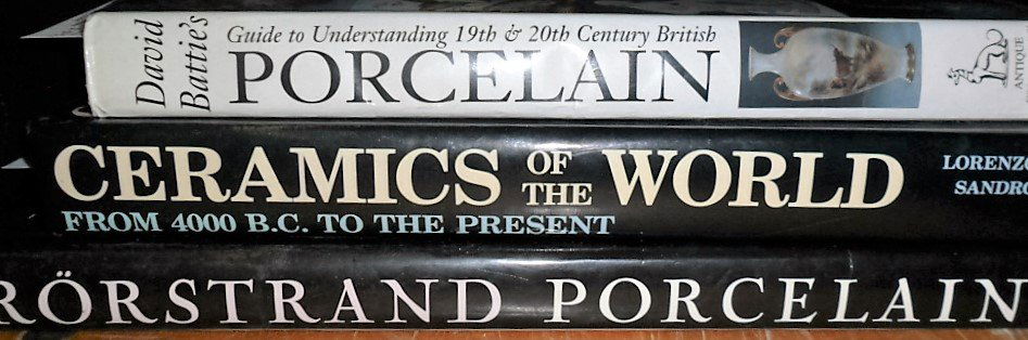 LOT (3) VOLUMES PORCELAIN INCL. DAVID BATTIES BRITISH (1 of 1)