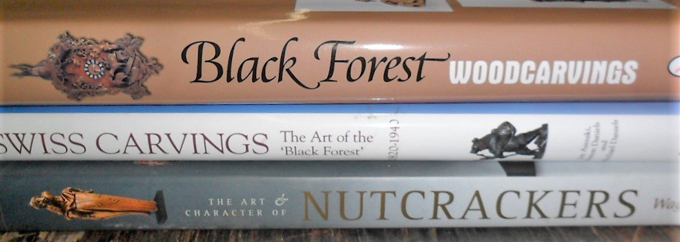 LOT (3) VOLUMES BLACK FOREST WOOD CARVINGS, SWISS (1 of 1)