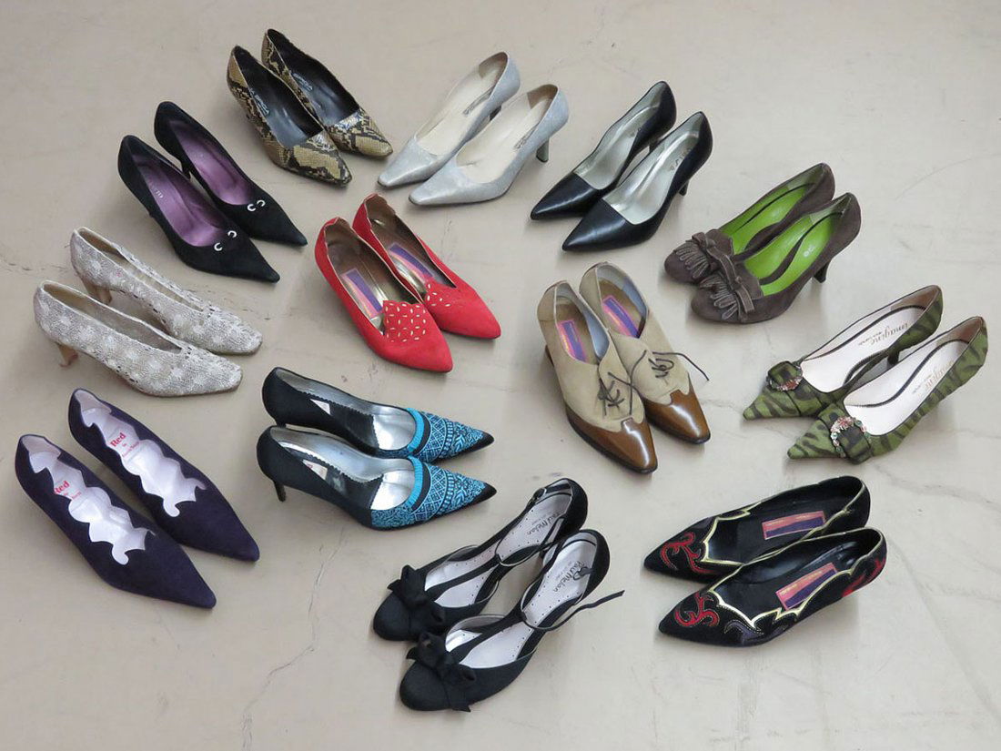 13 PR VINTAGE DESIGNER SHOES INCL. CAMUTO, HYPE, TENZA, (1 of 3)