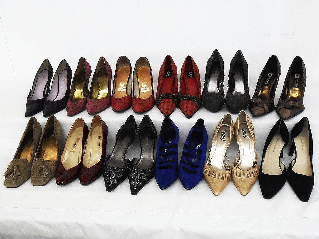 12 PR VINTAGE DESIGNER SHOES INCL. PECLAG, EDELMAN, (1 of 10)