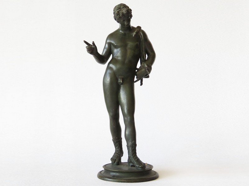 ROMAN GRAND TOUR BRONZE CLASSICAL FIGURE 19TH C. (1 of 6)