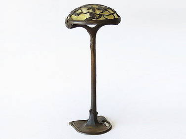 FRENCH ART NOUVEAU TABLE LAMP SIGNED P. TERESZCZUK (1 of 9)