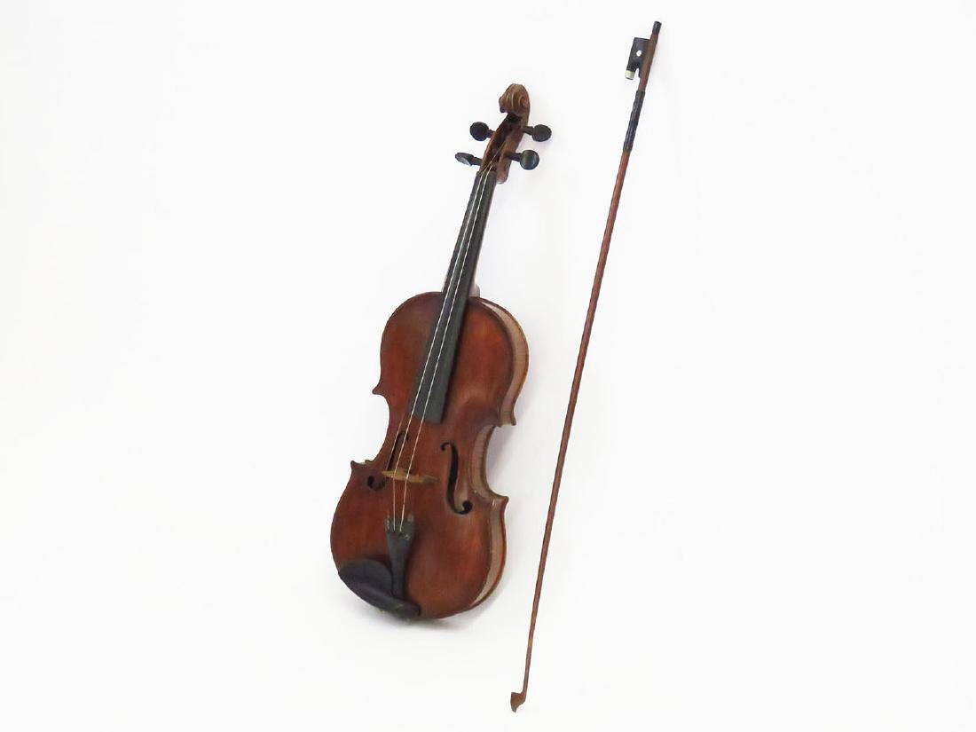 FINE ITALIAN VIOLIN, GIUSEPPE NIFOSI ANNO 1937 W/BOW: FINE ITALIAN VIOLIN SIGNED GIUSEPPE NIFOSI ANNO 1937 WITH BOW