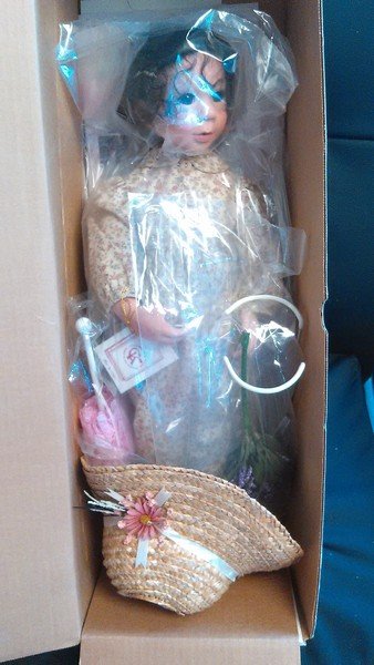 NIB Good Krger Dolls: Rebecca with certificate of: NIB Good Krger Dolls: Rebecca with certificate of authenticity