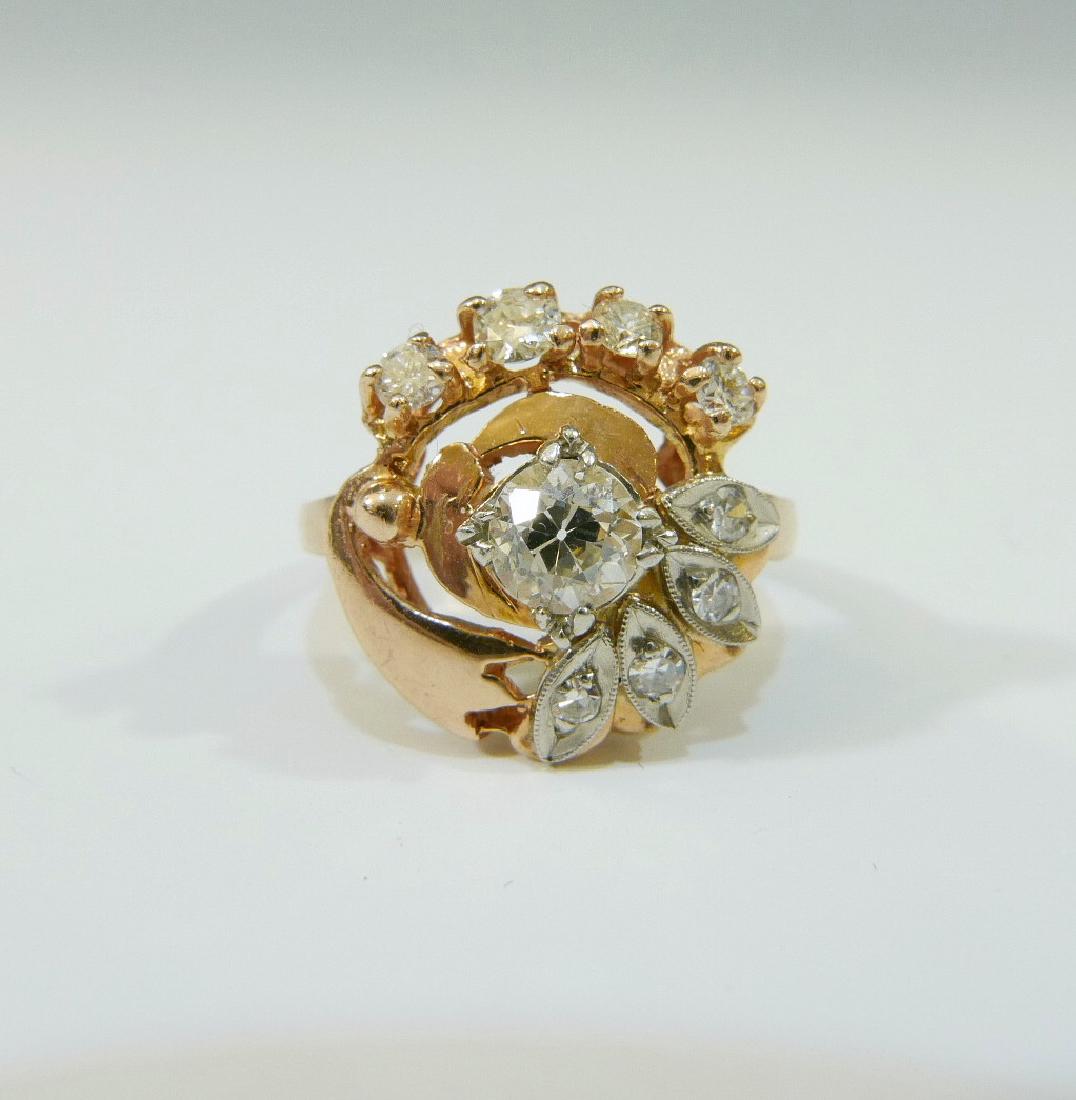 14K ROSE GOLD DIAMOND RING (1 of 6)