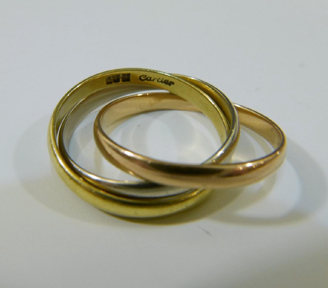 18K GOLD CARTIER TRINITY RING (1 of 3)