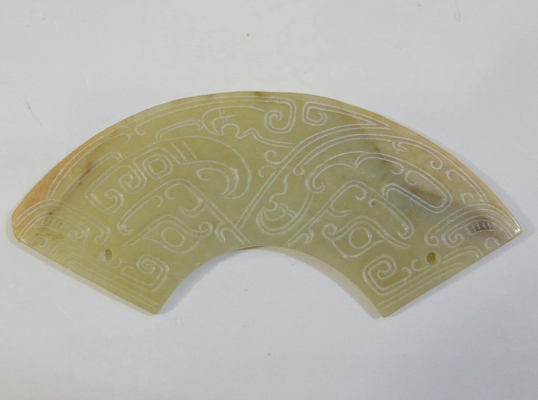 ANTIQUE CHINESE JADE HUANG PENDANT - WARRING STATE (1 of 5)